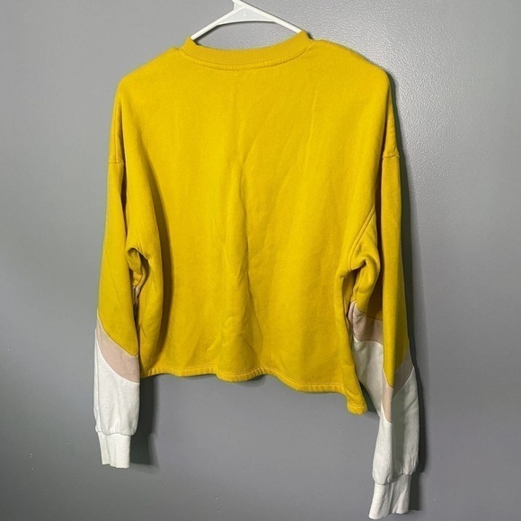DIVIDED golden yellow cropped sweatshirt size medium - Picture 6 of 6